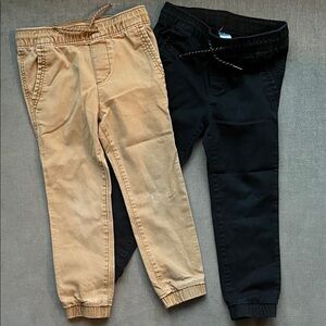 Old Navy Kids Tan and Black Joggers (4T)